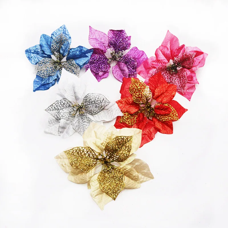 

New Artificial flowers Xmas tree decorations Christmas home decorations New Year Christmas decorations Christmas gift 3 orders