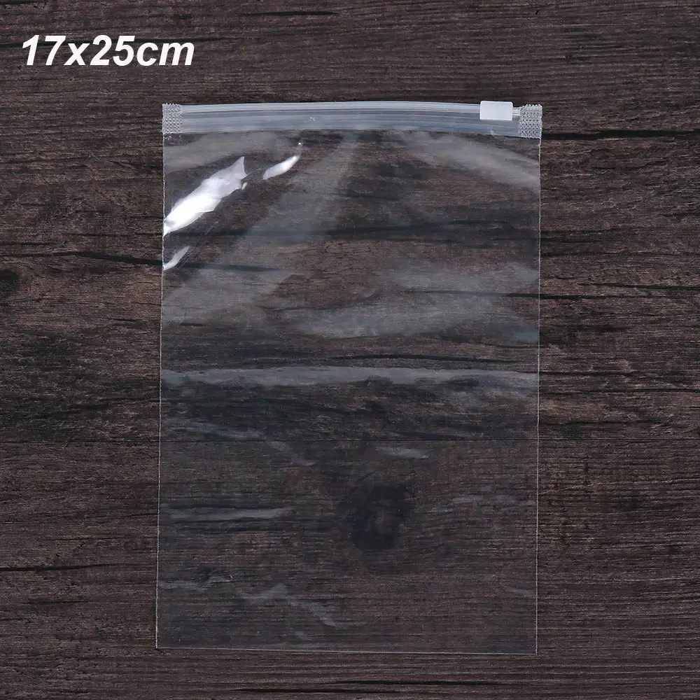 17x25cm 5 шт./компл. прозрачная Тканевая обувь пакет сумка пластиковый дорожный мешочек для хранения сумки дорожные упаковочные органайзеры самозапечатанный карман - Color: 17x25cm