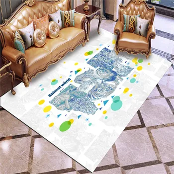 

Tiger Leopard Animal World Abstrac Art Rug Carpets For Living Room Bedroom Home Decor Anti-Slip Floor Mat Boys Adults Gifts