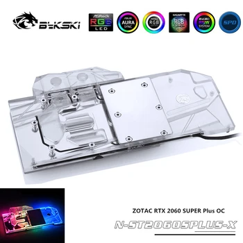 

Bykski GPU Water Block For ZOTAC RTX 2060 SUPER Plus OC Graphics Card MOBO AURA SYNC 12V/5V N-ST2060SPLUS-X