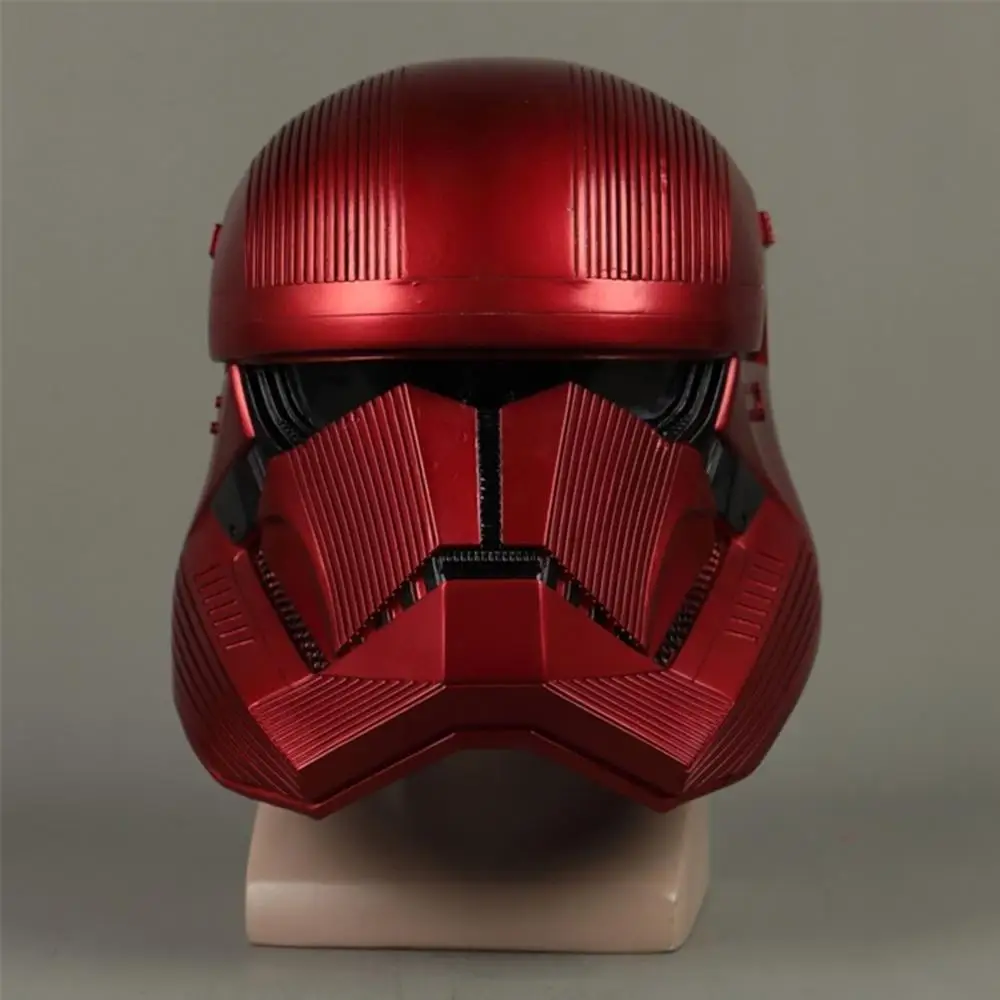 Белый Звездные войны: The Rise of Skywalker Sith soldiers шлем Косплей Хэллоуин косплей колпак шлем ПВХ маска реквизит - Цвет: Белый