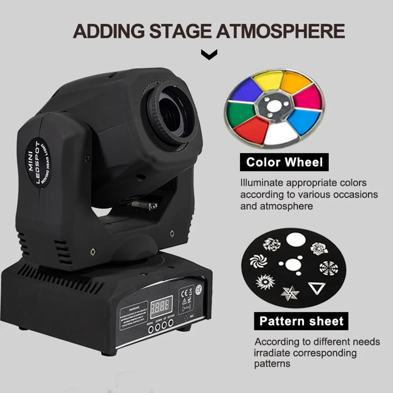 Led Disco Light Stage Lighting | Moving Head Stage Lights | Head 60w Stage Lighting Effect - Aliexpress