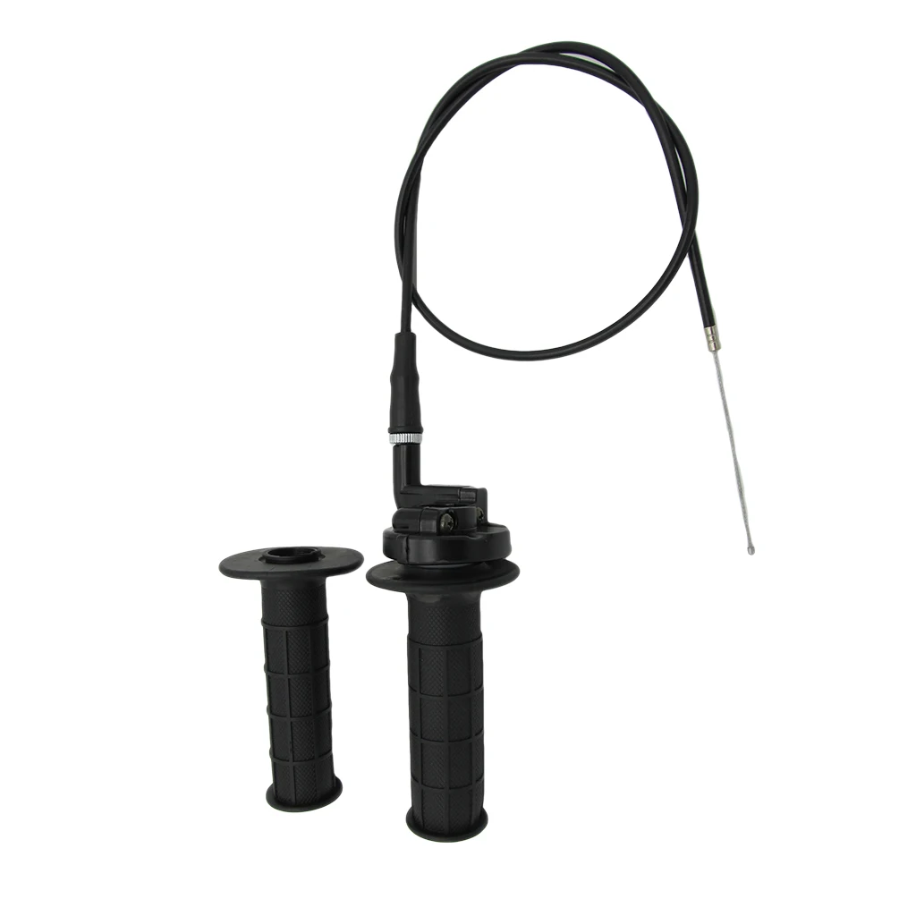 7/8 Inch Twist Handle Throttle Grip Tube & Cable For 110cc 125cc Pit Dirt Bikes ATVHandlebar