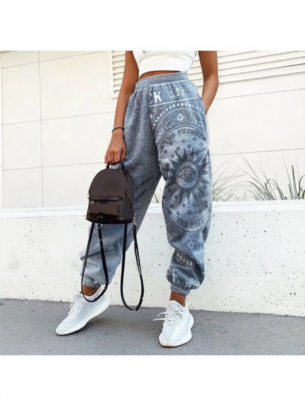 

Harajuku Joggers Wide Leg SweatPants Women Trousers High Waist Pants Streetwear Korean Casual Pant Hippie Baggy Pants Autumn Win
