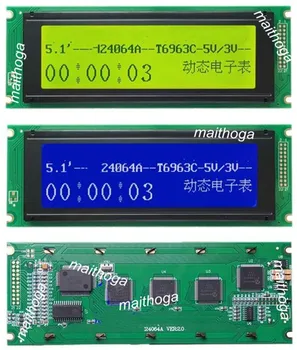 

22PIN COB 24064A LCD Screen Module T6963C Controller 3.3V 5V Backlight