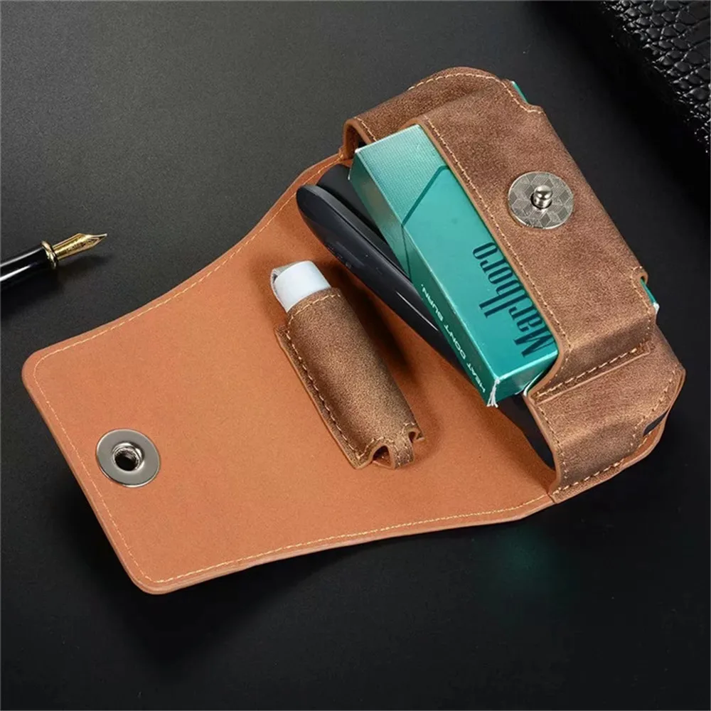 JINXINGCHENG Новинка 5 цветов кожаный чехол кошелек для iqos 3 0 Чехол книжка с откидной