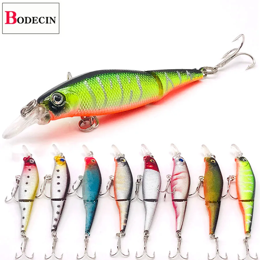 Воблеры для рыбалки приманки 9 см 7 г Minnow Щука рыбалка 2 шарнирные воблек Крэнкбейт