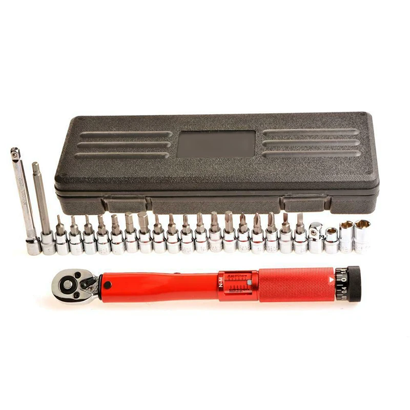 20/25 шт. для ремонта велосипеда ключ с регулируемым крутящим моментом Реверсивный Нажмите Динамометрический ключ UD88