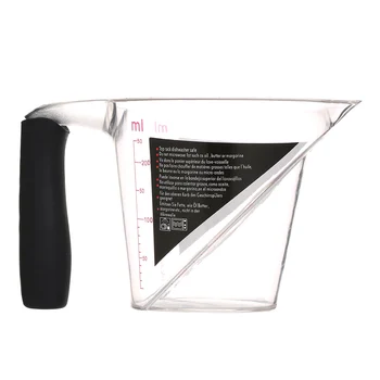 

250ml Graduated Measuring Beaker Cup Clear Plastic Reusable Durable Hair Tint Mixing Color Liquid Bowls Salon Hairdressing Tools