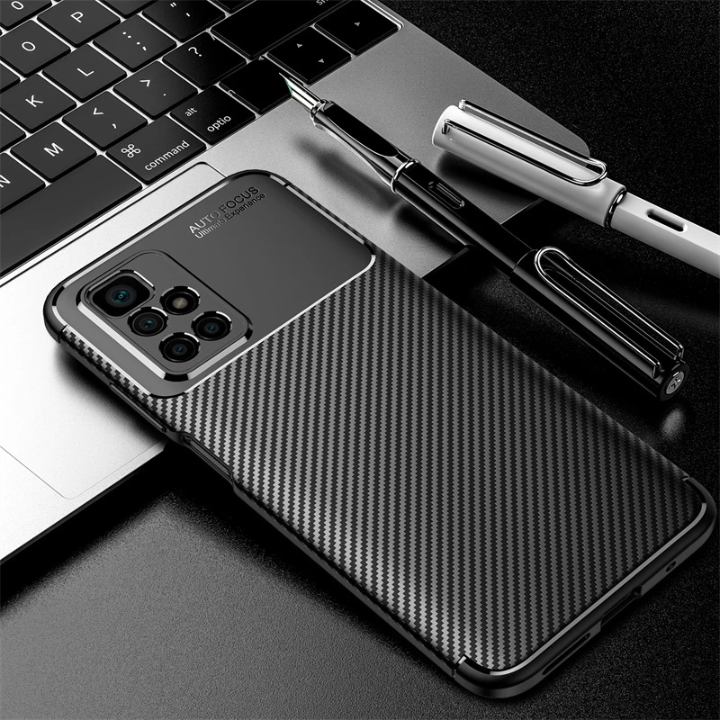 For Redmi Note 11 Pro Plus Case Cover For Redmi Note 11 Pro Plus Fundas Luxury Business Soft Silicone Protective Back Bumper