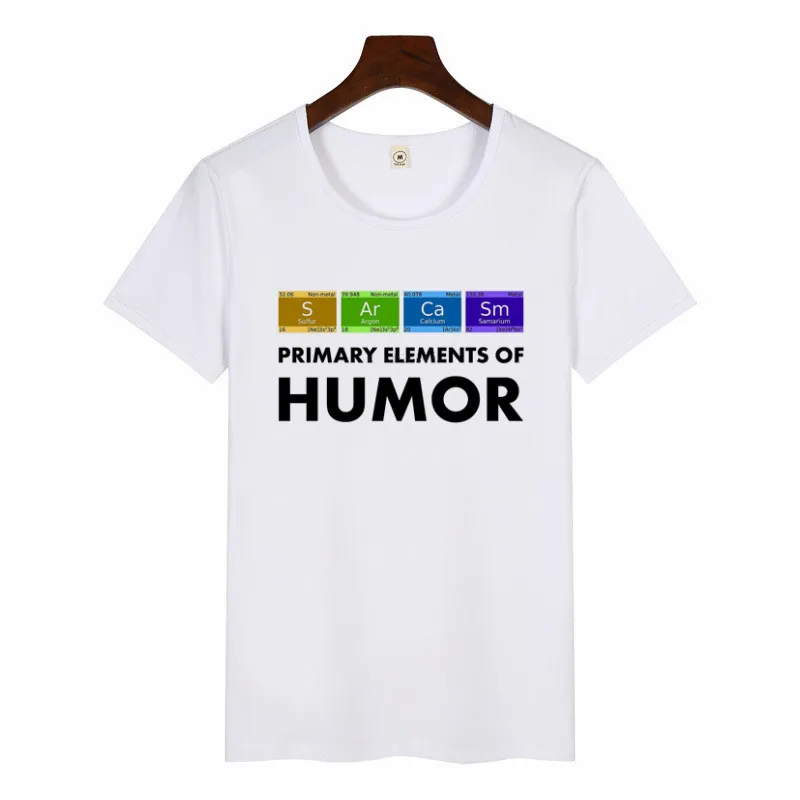 P1907H-white Периодической таблицы Юмор Для женщин футболка Si Er Ra науки сарказм основными элементами химии футболка Повседневное Забавный Графический Футболка - Цвет: P1907H-white