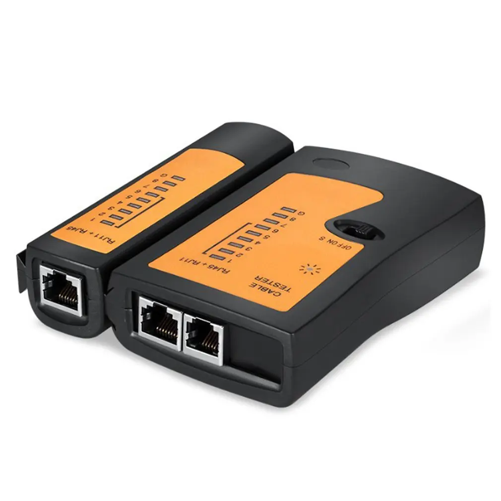 RJ45 Cable Lan comprobador Tester de Cable de red RJ45 RJ11 RJ12 CAT5 UTP Tester de Cable LAN herramienta de Red red de reparación