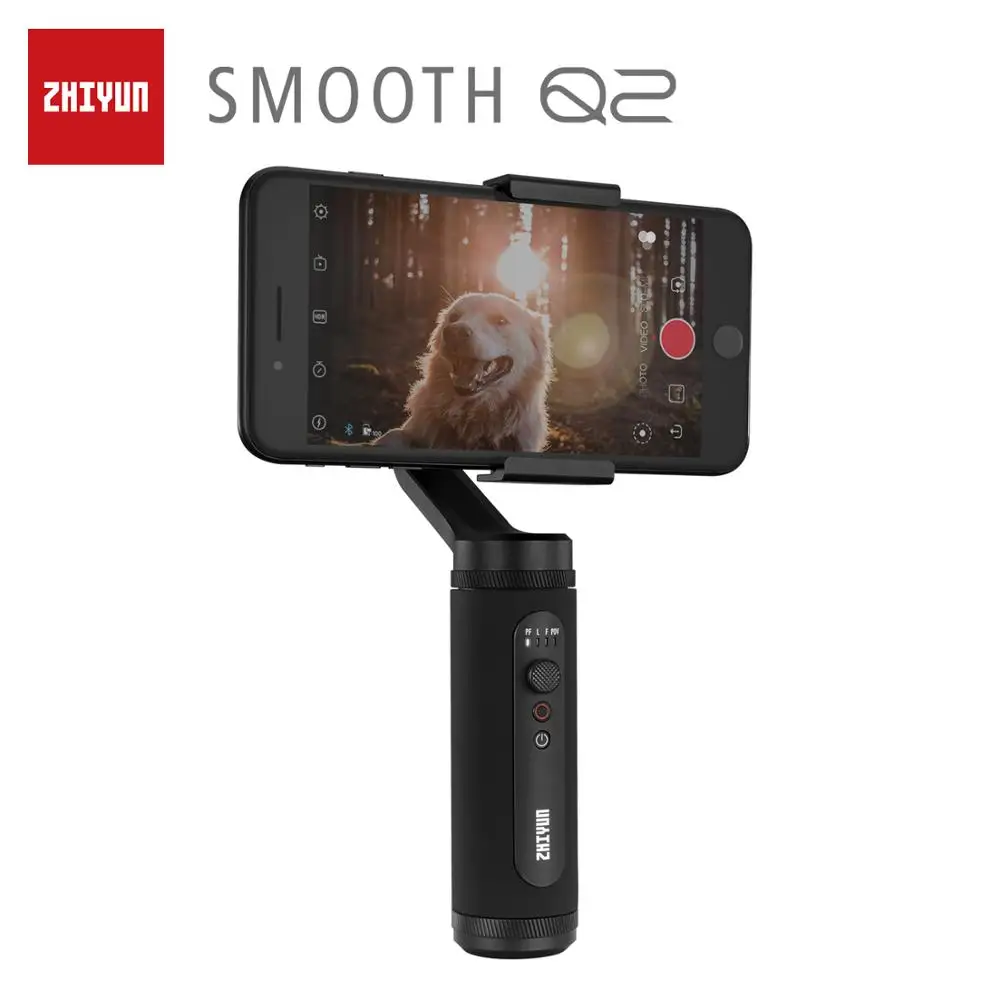 3 осевой Ручной Стабилизатор ZHIYUN Smooth Q2 для смартфона карманный размер PK DJI Osmo Mobile 2