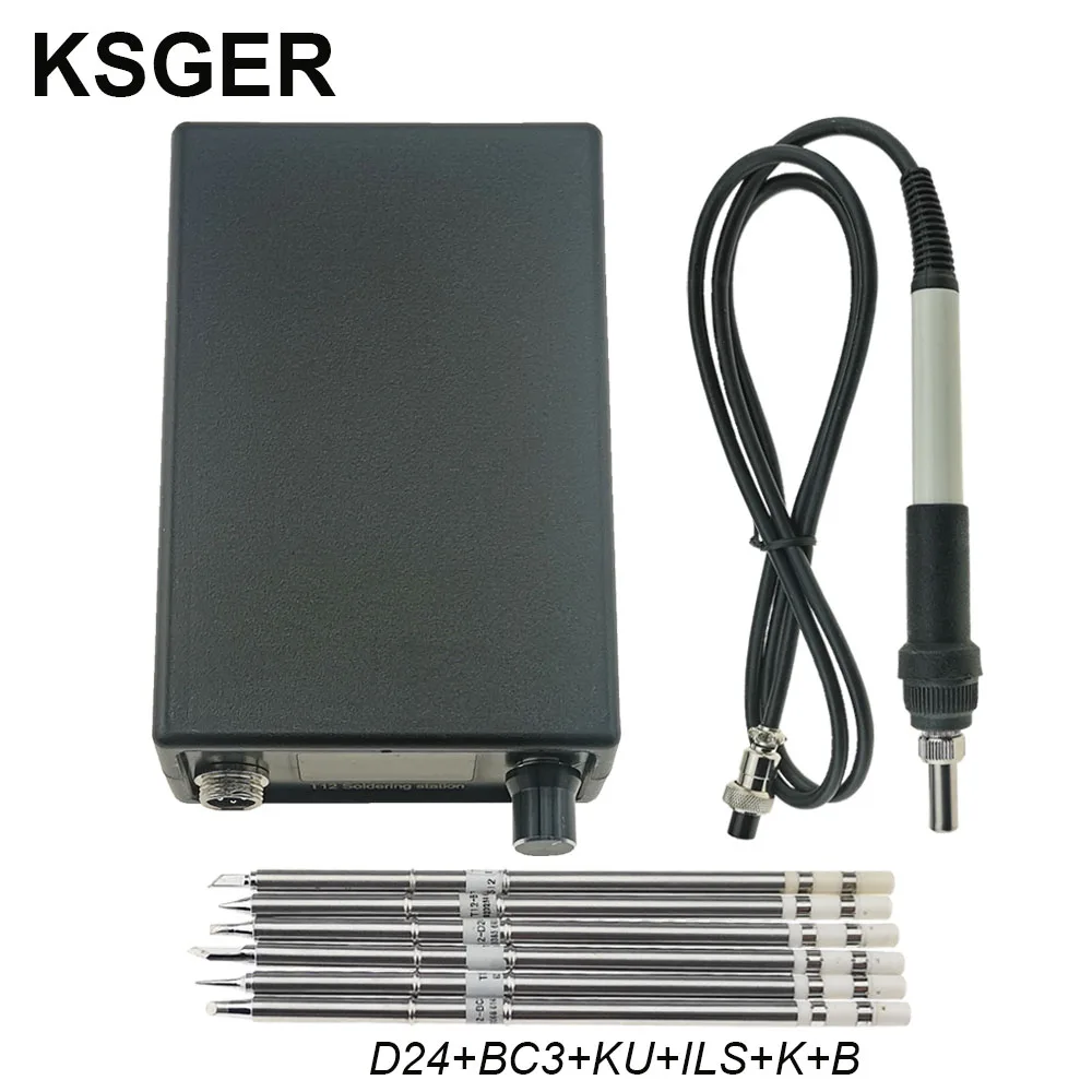 portable arc welder KSGER T12 Soldering Station STM32 V3.1S  DIY OLED Tools Soldering T12 Iron Tips ABS Case 907 Handle Auto-sleep rework station Welding Equipment