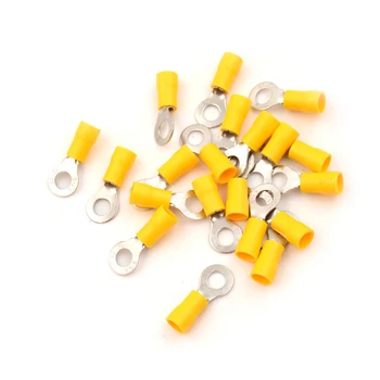 

20pcs Electrical Crimp Terminal Yellow Ring Insulated Terminal Cable Wire Connector