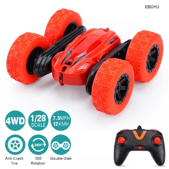 

EBOYU X010 RC Stunt Car for Kids & Adults 4WD Off Road Car 2.4Ghz Remote Control Vehicle Double Sided RC Car RTR Kids Gift Toy