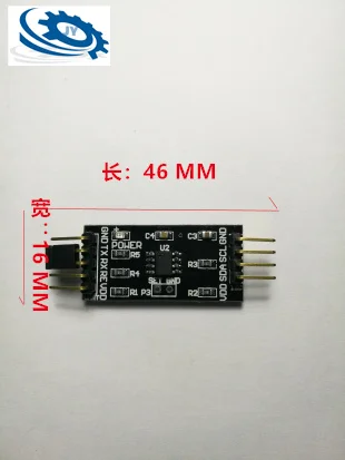 I2C к UART последовательный порт для I2C RS232 для I2C I2C для последовательного Порты и разъёмы SMbus I2C подчиненный модуль