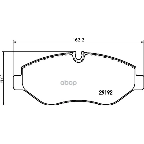 Колодки Тормозные Дисковые, Комплект HELLA арт. 8DB355005-521