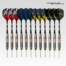 Moylor 9 видов цветов 9 шт./партия профессиональные жесткие дротики 25 г вольфрамовые стальные наконечники Дартс специальный жесткий Наконечник иглы дротики для Дартс доска E