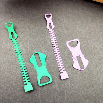 

YINISE Metal Cutting Dies Scrapbooking Stencils Zipper DIY PAPER Album Cards Decoration Embossing Folder Die Cuts Cutter Tools