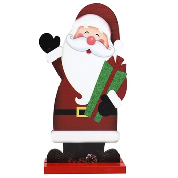 

Elk Christmas Ornaments Home Pendant Tree Hanging Wall Wooden Sign Snowman