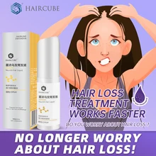 

HAIRCUBE Anti-hair Loss Spray Fast Hair Growth Product for Men Women Nourish Root Essential Oil Liquid Hair Regeneration Repair