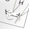 2-pcs-set Star Moon Best Friend  Couple Pendant Necklace Rainbow Broken Heart Best Friend Gift Friendship Jewelry ► Photo 3/5