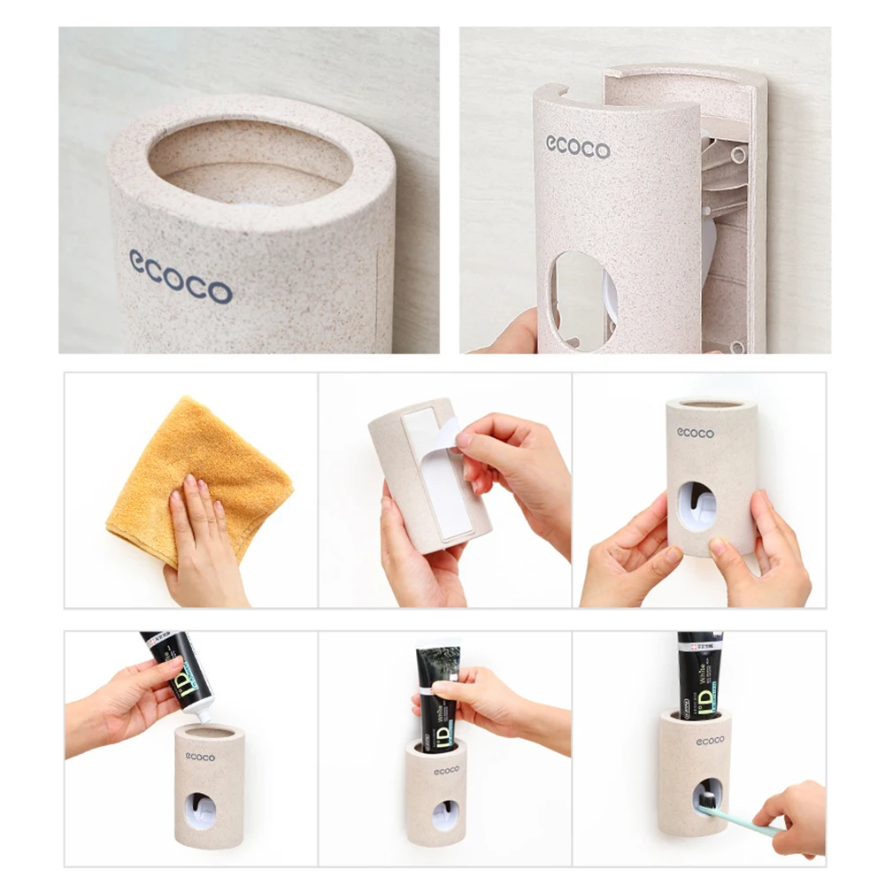 ECOCO автоматический соковыжималка для зубной пасты настенный плавающий дозатор