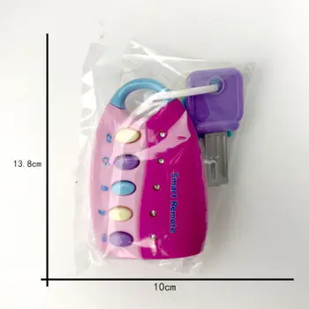 

Baby Car Key kids Musical Keys Baby's Sound and Light Pretend Toy Key chain