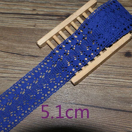 5.1cm 2yard 2 ярда мульти размер розовый вышивка кружева отделка ленты DIY одежды головной убор Свадебная Упаковка ткань материалы - Цвет: 5.1cm 2yard
