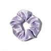 2pcs/1pcs Solid Color Satin Silk Hair Scrunchies Women Elastic Rubber Hair Bands Girls Solid Ponytail Holder Hair Ties Rope Hair ► Photo 3/6