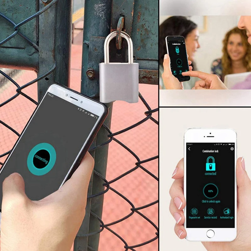 AMS-Умный Замок с паролем Bluetooth Противоугонный замок пылезащитный Водонепроницаемый Чемодан замок