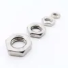 2/25pcs DIN439 GB6172 304 Stainless Steel Hex Hexagon Thin Nut Jam Nut for M2.5 M3 M4 M5 M6 M8 M10 M12 M14 M16 screw bolt ► Photo 3/6