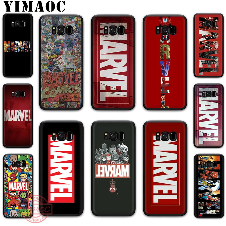 

YIMAOC MARVEL Superman Soft Silicone Case for Samsung S10 S9 S8 Plus S6 S7 Edge Note 8 9 10 Plus