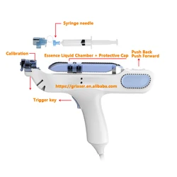 Pistolet méso therapi, injecteur mesogun vital, sans aiguille, pour salon de beauté 