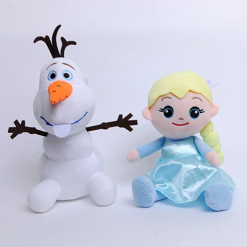 20 см disney Frozen 2 фильм Feve Анна Эльза принцесса снеговик Мягкая Плюшевая Кукла для детского дня рождения мягкие плюшевые игрушки