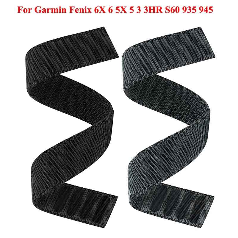 26 22Mm Cinturino In Nylon Per Garmin Fenix 6X Pro Solar Fenix 5X 5X Plus 3 Hr Discesa Mk1 Fenix 6 5 935 945 S60 Cinturino Cinturino