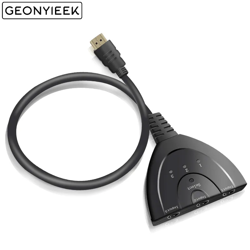 Мини кабель на 3 порта 1080 B 4K * 2K P|Кабели HDMI| |