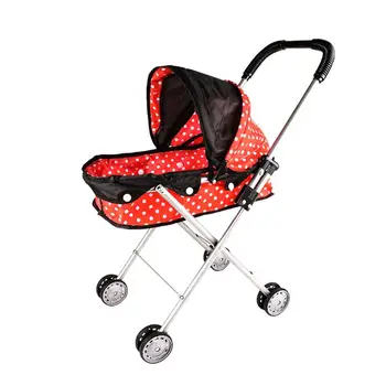 

1pc Multi-functional Baby Walker Trolley Children's Toys Children Folding Cart Adjustment Height Walker(Priting Pattern)