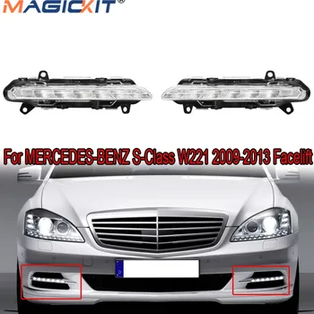 

MagicKit Pair R+L Daytime Running Fog Light LED For MERCEDES S-Class 09-13 W221 S350 S500