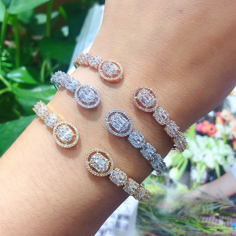 Комплект свадебных украшений из кольца и браслета серебристого цвета|Ювелирные