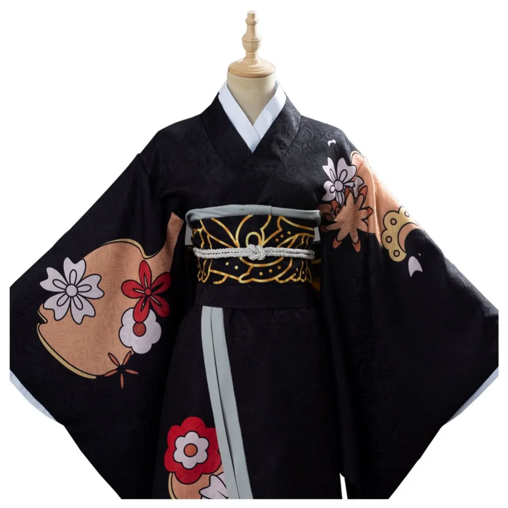 Аниме «Demon Slayer Kimetsu no Yaiba Kibutsuji Muzan», костюм для косплея, кимоно, наряд, платье, карнавальные костюмы на Хэллоуин