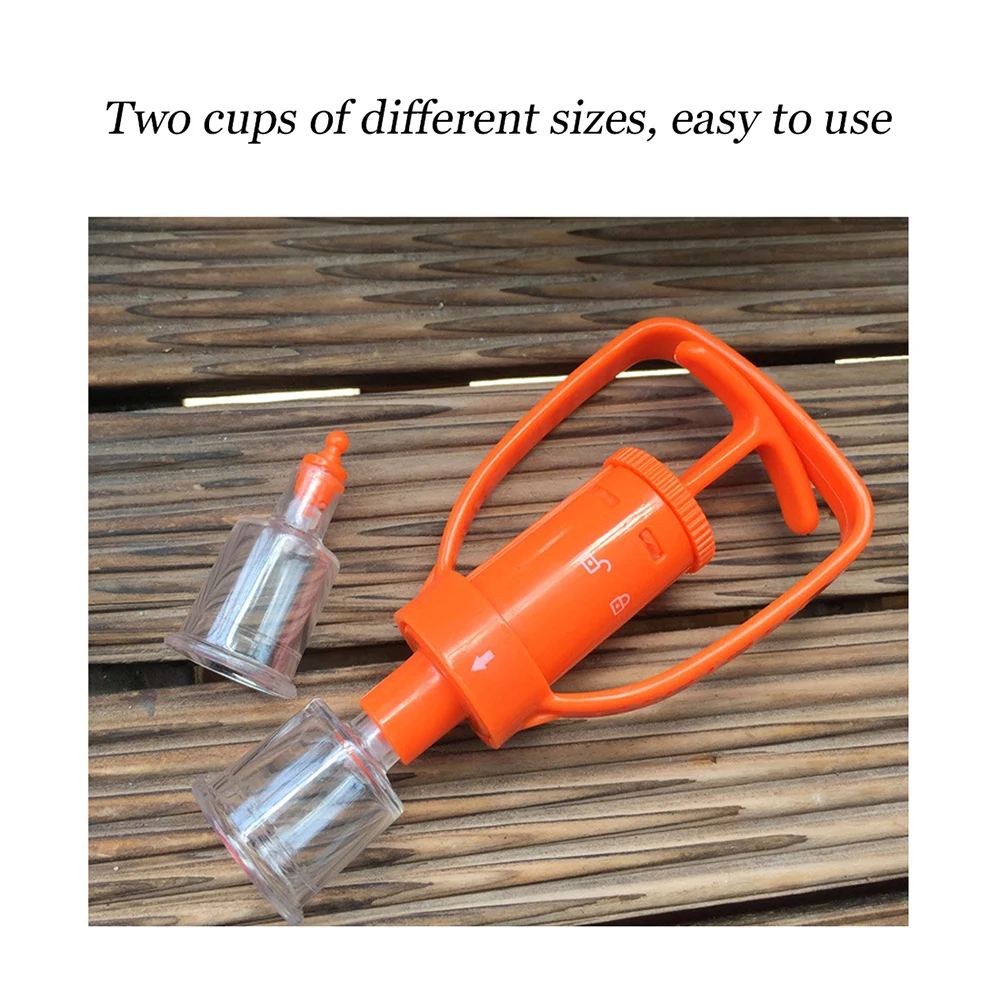 

Vacuum Pump Kit Poison Extractor Remover Survival Tool Outdoor First Aid Tool
