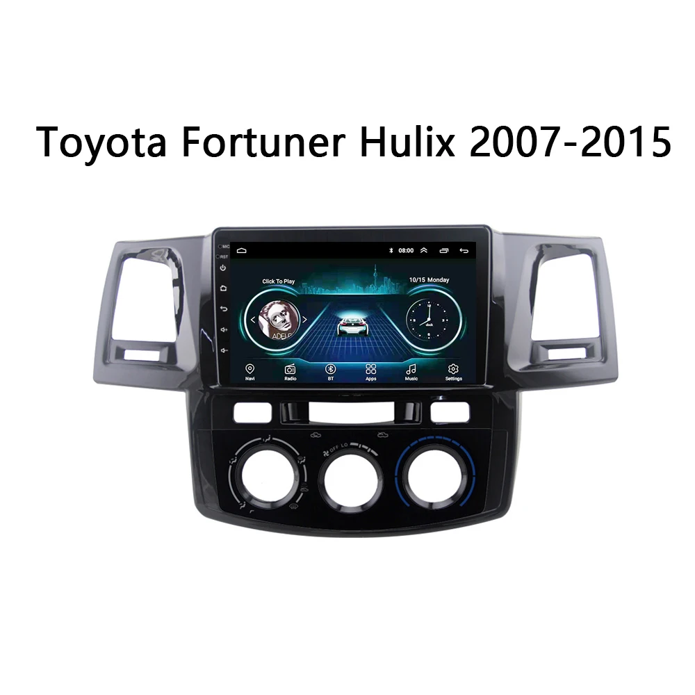 Автомагнитола для toyota Fortuner HILUX 2007- gps-навигация, dvd-плеер 2.5D экран Поддержка рулевого колеса управления/FM/tv/gps/OBD