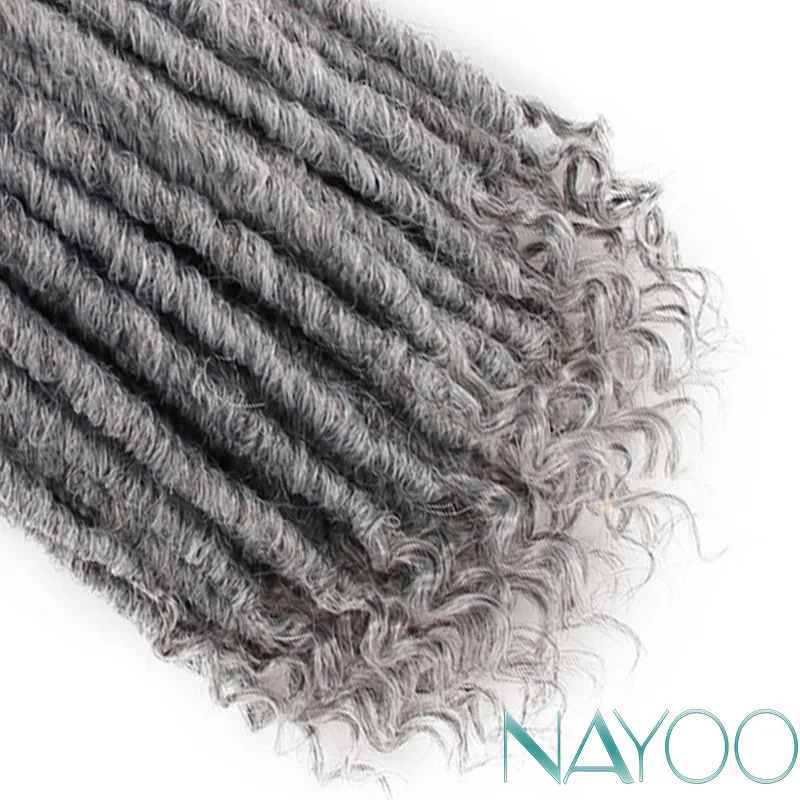 

Nayoo Hair Faux Locs Crochet Braids Goddess Locs Braiding Hair Synthetic Dread locs Crochet Hair Extensions 16 Inch Soft