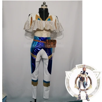 

Game LOL Qiyana Coslplay Costume Christmas Band Women Winter Uniform Halloween Costumes For Women