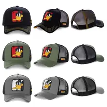NEWL мультфильм вышивка Даффи Snapback кепка хлопок бейсбольная кепка для мужчин женщин хип хоп папа сетчатая шапка Дальнобойщик Кепка гоночная шляпа