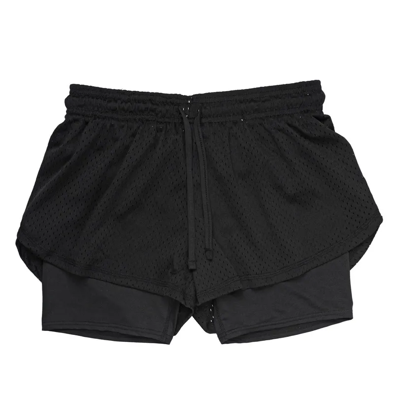 VEQKING S-2XL дышащие двухслойные шорты для бега для женщины шорты для фитнеса летние спортивные женские спортивные шорты для бега