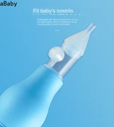3pcs/set Newborn Baby Safety Nose Cleaner Kids Vacuum Suction Nasal Aspirator Set Infants Medicine Dropper Accessories Baby Care