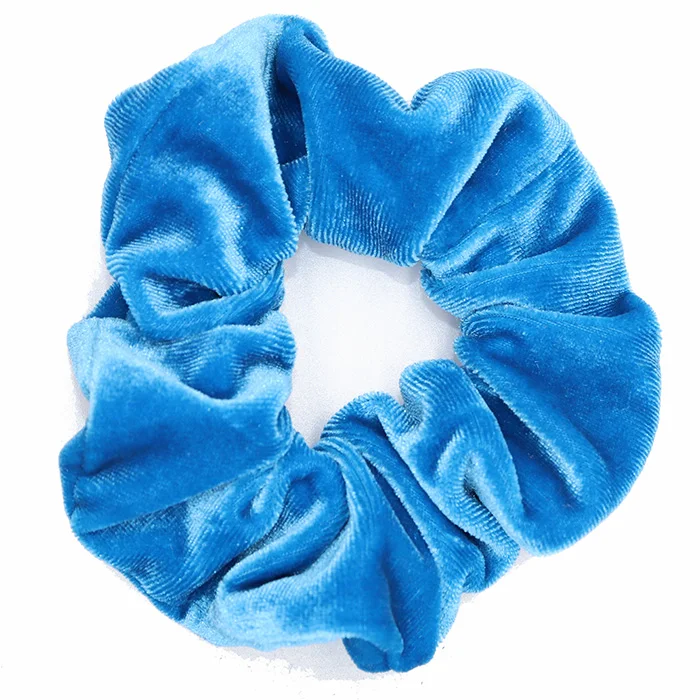 Velvet-Blue Новое поступление, женские зимние Бархатные резинки для волос, аксессуары для волос, Женский держатель для конского хвоста - Цвет: Velvet-Blue